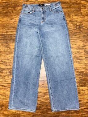BCBGeneration High Rise Tab Waist Straight Jeans Size 9